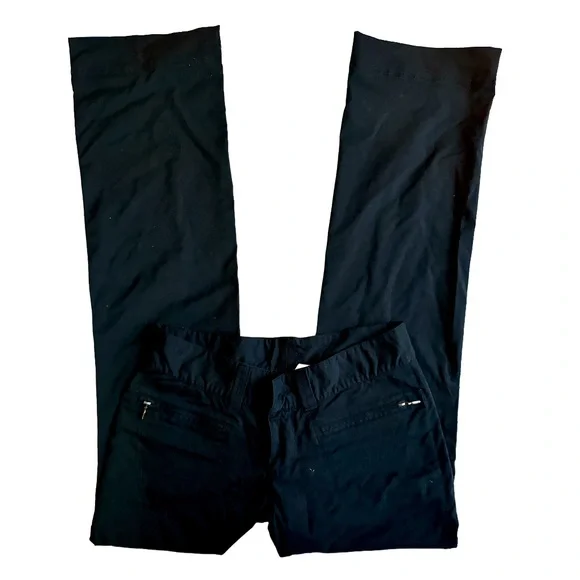 COLUMBIA hiking/ trail stretch pants , color black, with OmniShield size 4 - Picture 2 of 6